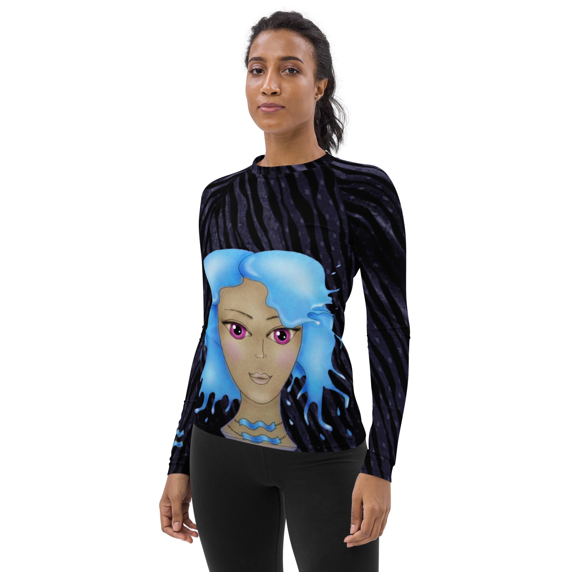 aquarius-exercise-gym-top-rashguard-runningtop-dance-top-cosmic-yoga-wickedyo6